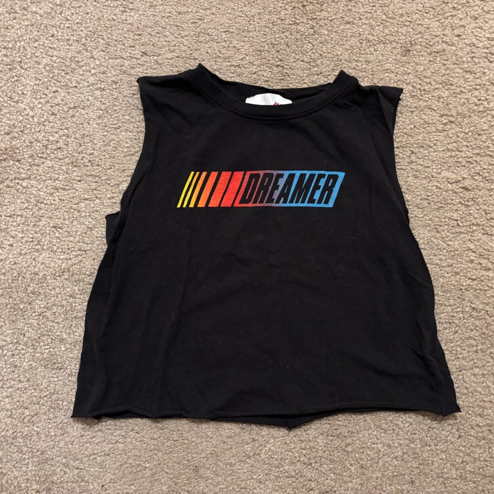 Hannah Sky Dreamers Black Tank Top girls M
